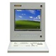 Armario para ordenador PENC-300 vista frontal con teclado touchpad