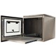 Mueble para impresora IP65 - vista lateral con puerta abierta